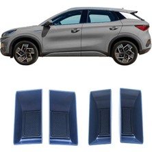 Ramm Byd Atto 3 Ön + Arka Kapı Kol Dayama Içi Düzenleyici - Siyah - 4 Adet Set