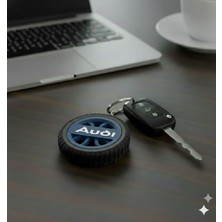 Audi Uyumlu Özel Tasarım Araba Anahtarlığı - Premium Hafif ve Dayanıklı