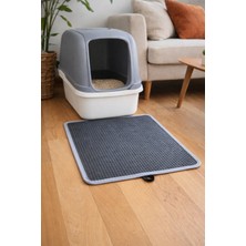 Elekli Kedi Tuvalet Önü Paspası 60X40 cm