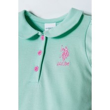 U.s. Polo Assn. Kız Bebek Yeşil Elbise