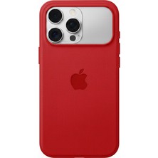 Rem-Han Iphone 17 Pro Max Uyumlu Premium Logolu Içi Kadife Lansman Silikon Telefon Kılıfı