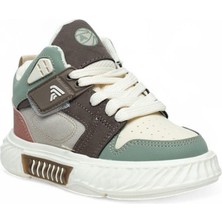 Koray Shoes Bağcık Görünümlü Cırtlı Sneaker Çocuk Spor Ayakkabı