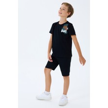 Rolypoly Erkek Çocuk Siyah Bermuda Takım RP3763-C-V2
