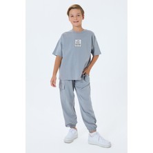 Rolypoly Erkek Çocuk Gri Pijama Takım