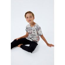 Rolypoly Erkek Çocuk Gri Pijama Takım