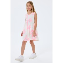 Rolypoly Kız Çocuk Krem Elbise