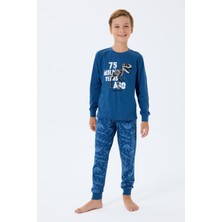 Rolypoly Erkek Çocuk Lacivert Pijama Takım