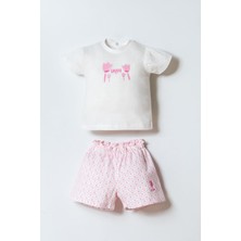 U.s. Polo Assn. Kız Bebek Beyaz Şort Takım