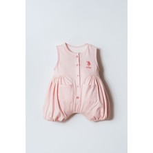 U.s. Polo Assn. Kız Bebek Kahverengi Tulum