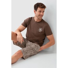 Arnetta Erkek Kahverengi Bermuda Takım