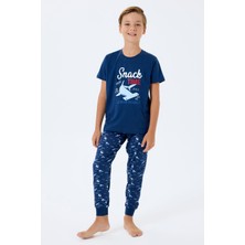Rolypoly Erkek Çocuk Lacivert Pijama Takım
