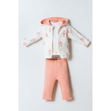 U.s. Polo Assn. Kız Bebek Beyaz 3lü Takım