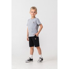 U.S. Polo Assn. U.S Polo Assn. Erkek Çocuk Gri Bermuda Takım US2470-C-V2