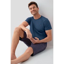 Arnetta Erkek Mavi Pijama Takımı AR3698-S-V1