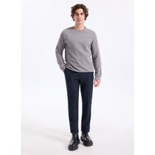 Tommy Hilfiger Mavi Erkek Normal Kareli Pantolon MW0MW40782DW5_DC Denton Pattern Bru