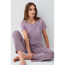 Pierre Cardin Kadın Mor Pijama Takım