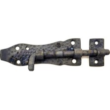 Ayder Timya Antika Tarz Dekoratif Pirinç Dövme Kapı Sürgüsü - 7cm, Oksit TG/Tmya1395 215707