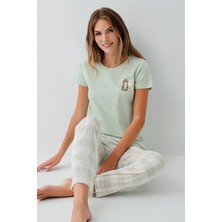 Rolypoly Kadın Yeşil Pijama Takım