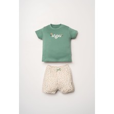 U.s. Polo Assn. Kız Bebek Yeşil Şort Takım