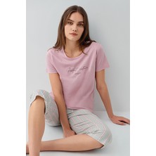 Pierre Cardin Kadın Pembe Kapri Takım PC9172-S-V2