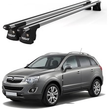 Today Auto Trio-I Opel Antara (2007-2017) Uyumlu Kilitli Ara Atkı 120CM Port Bagaj Tavan Barı
