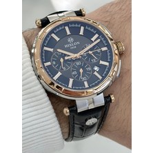 Hislon Orijinal Deri Kordon Su Geçirmez Erkek Kol Saati ILKDT202T-04BR