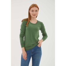 Fashion Friends Kadın U Yaka Kazak 25K0779K1