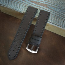 Ventum 16MM Uyumlu Koyu Kahve Deri Saat Kordonu Gerçek Deri Saat Kayışı