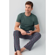 Arnetta Erkek Yeşil Pijama Takım