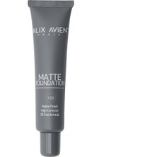 Storemax Alıx Avıen Uzun Süre Kalıcı Doğal Mat Bitişli E Vitamini Içeren Mat Fondöten - Matte Foundation 406 Light Peach