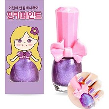 Storemax Pinky Cosmetic I'm Pinky Kids Nail Paint Shiny Purple Çocuklar Için Soyulabilir Oje