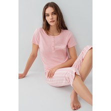 Pierre Cardin Kadın Pembe Kapri Takım