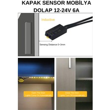 Lekoled KAPAK SENSOR MOBİLYA DOLAP YÜZEY MONTAJ 12-24V 6A