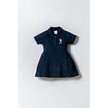 U.s. Polo Assn. Kız Bebek Lacivert Elbise