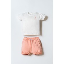 U.s. Polo Assn. Kız Bebek Beyaz Şort Takım