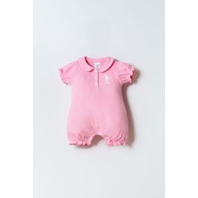 U.s. Polo Assn. Kız Bebek Pembe Tulum