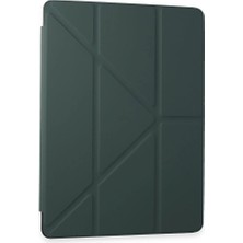 Huawei Matepad Se 11 Kılıf Kalemlikli Mars Tablet Kılıfı - Koyu YEŞIL-(5796) - EMTHBA8557-420