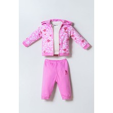 U.s. Polo Assn. Kız Bebek Pembe 3lü Takım