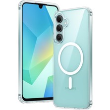 Alstrap Samsung Galaxy A17/A16 Uyumlu Şeffaf Yumuşak Kablosuz Şarj Destekli Kılıf Darbe Emici