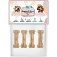 Jooys Naturel Pres Köpek Ödül Kemiği 7 cm 4'lü