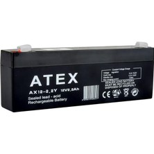 Atex AX12-2.2 12V 2.2 Ah Bakımsız Kuru Akü