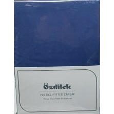 Özdilek Colourist Fitted Lastikli Tek Kişilik Battal Çarşaf Seti (120X200)-PASIFIK Mavi