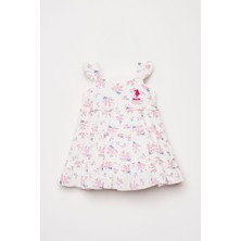 U.s. Polo Assn. Kız Bebek Pembe Elbise