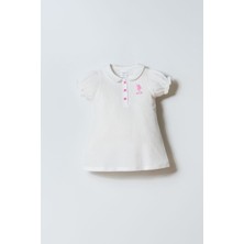 U.s. Polo Assn. Kız Bebek Beyaz Elbise