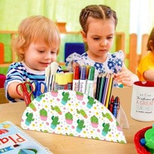 Storemax Ahşap Kaktüs Masaüstü Kalemlik Kalem Kutusu Organizer