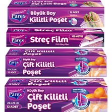 Parex Çift Kilitli Buzdolabı, Streç Film ve Streç Film Paketi