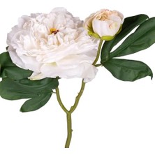 Storemax Yapay Gül Tomurcuklu Beyaz 50 Cm.