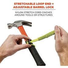 Storemax Squids 3703 15 Lb Elastik Halka-Tails-Lime