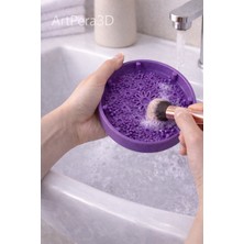 ArtPera 3D Makyaj Fırçası Temizleyici – Çiçek Desenli Pratik Fırça Yıkama Aparatı