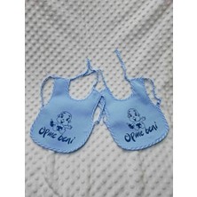 Berkaysun Tekstilden Pamuklu Bebek Mama Önlüğü Arkası Naylon